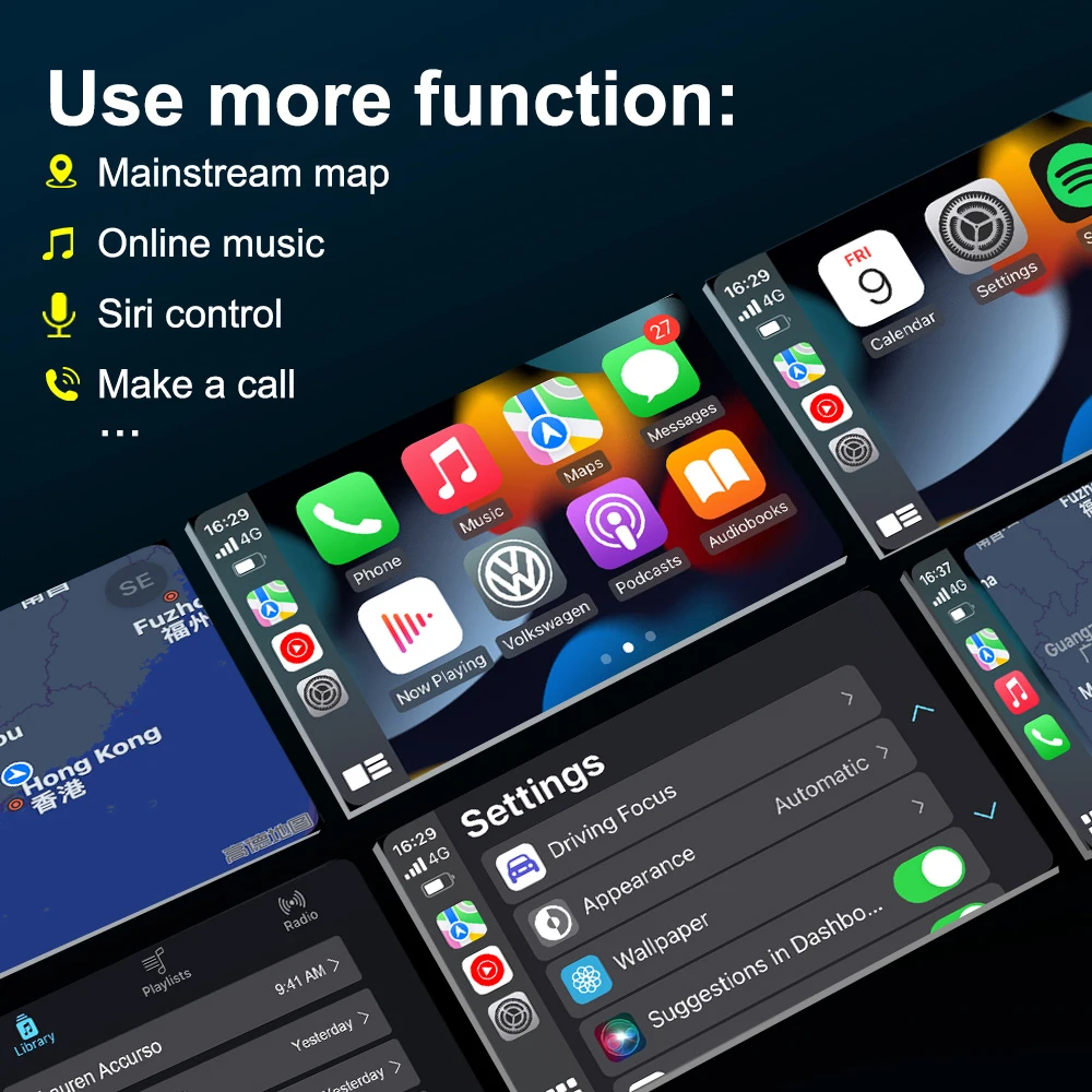 Toyota fielder axio car play radio car play android play stereo gmc yukon