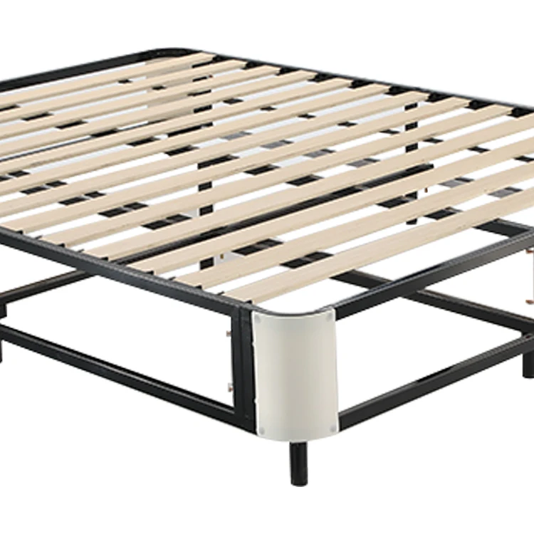 Modern king size bed metal frame set queen size plywood bed frame