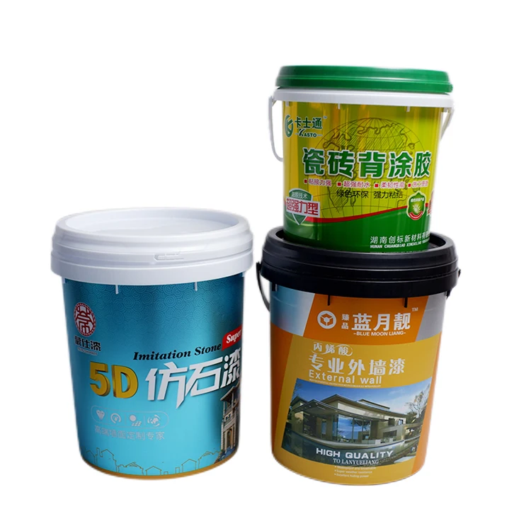 Cheap Price 15L Barrel Round Empty Paint Plastic Pail Bucket for Sale