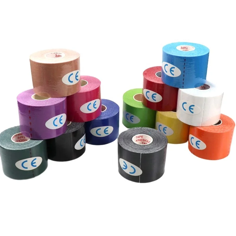2024 Best Breathable Kinesiology Tape Elastic Cotton Body Tape OEM for European sports tapes
