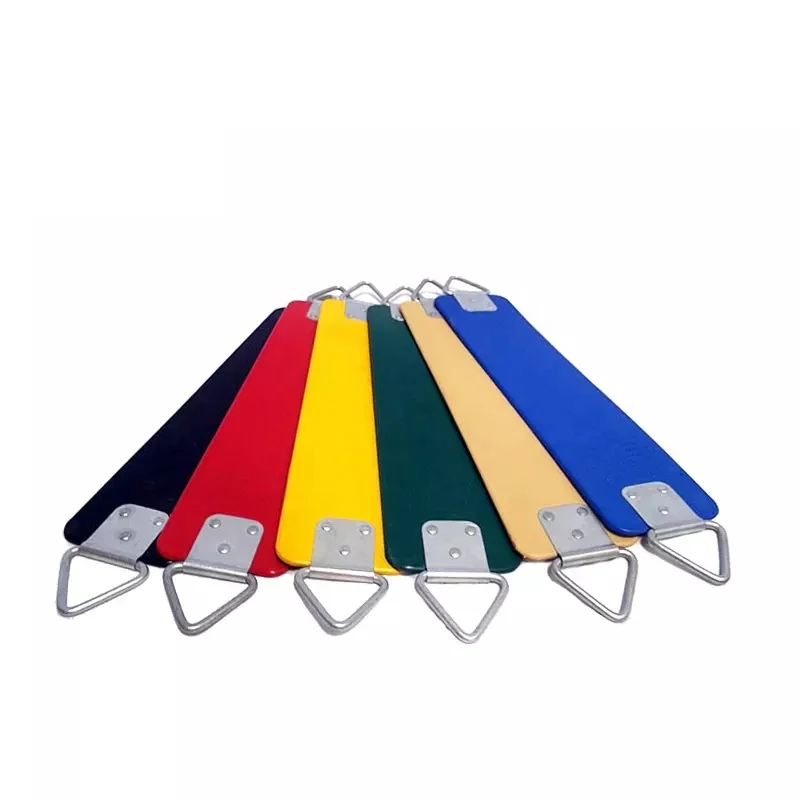 Supplier Factory Manufacturer Rubber Swing Belt with Triangle Metal Attachment and Chains