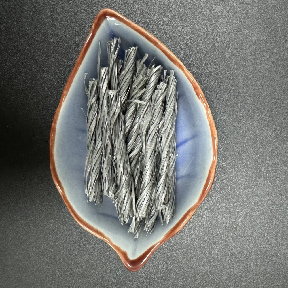 High Strength Polypropylene Fiber Twisted Bunchy Form for Concrete Reinforcement in Construction Projects with Better Dispersion