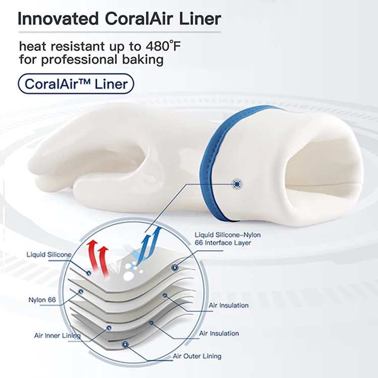 Waterproof Long Microwave Heat Resistant Boiling Water Liquid Silicone Food Cooking Barbecue Bbq Grill Oven Insulation Gloves