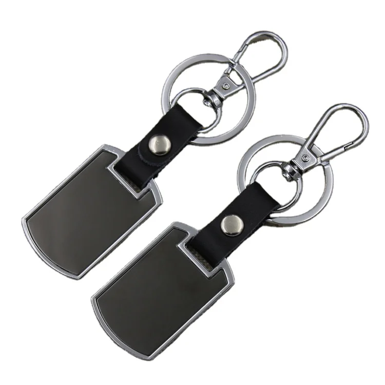 Hot Sell Cheap Car logo Leather Keychain Custom