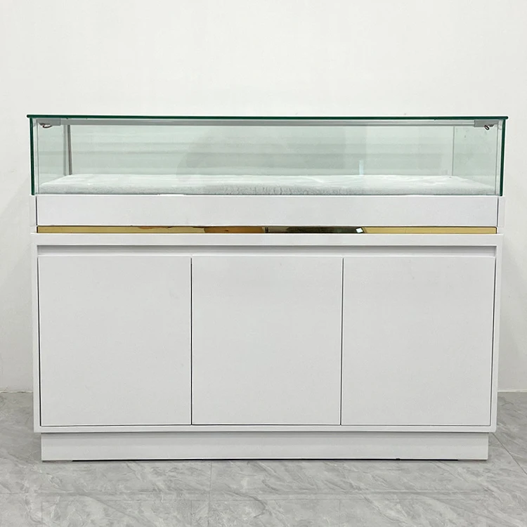 Luxury Living Room Furniture Glass Door Bookcase Modern Storage Cabinets Wine Display