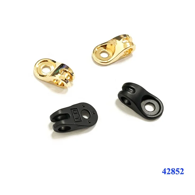 Black nickel metal hiking shoe lace hook alloy shoe hook buckle