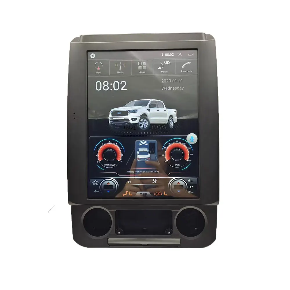 12.1' tesla style 8 core 4G+64G Android Car Radio Touch Screen Stereo Raptor F150 Multimedia Player for Ford Raptor F150 2016+