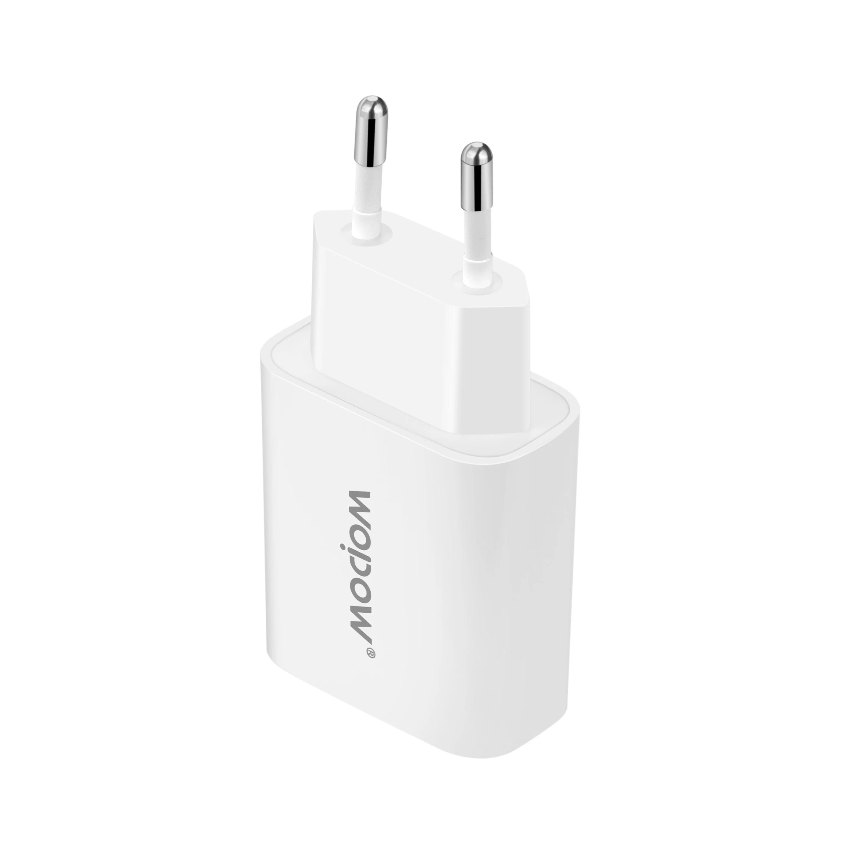 Зарядное устройство Wopow Q21 сетевое с 2 usb-портами и кабелем