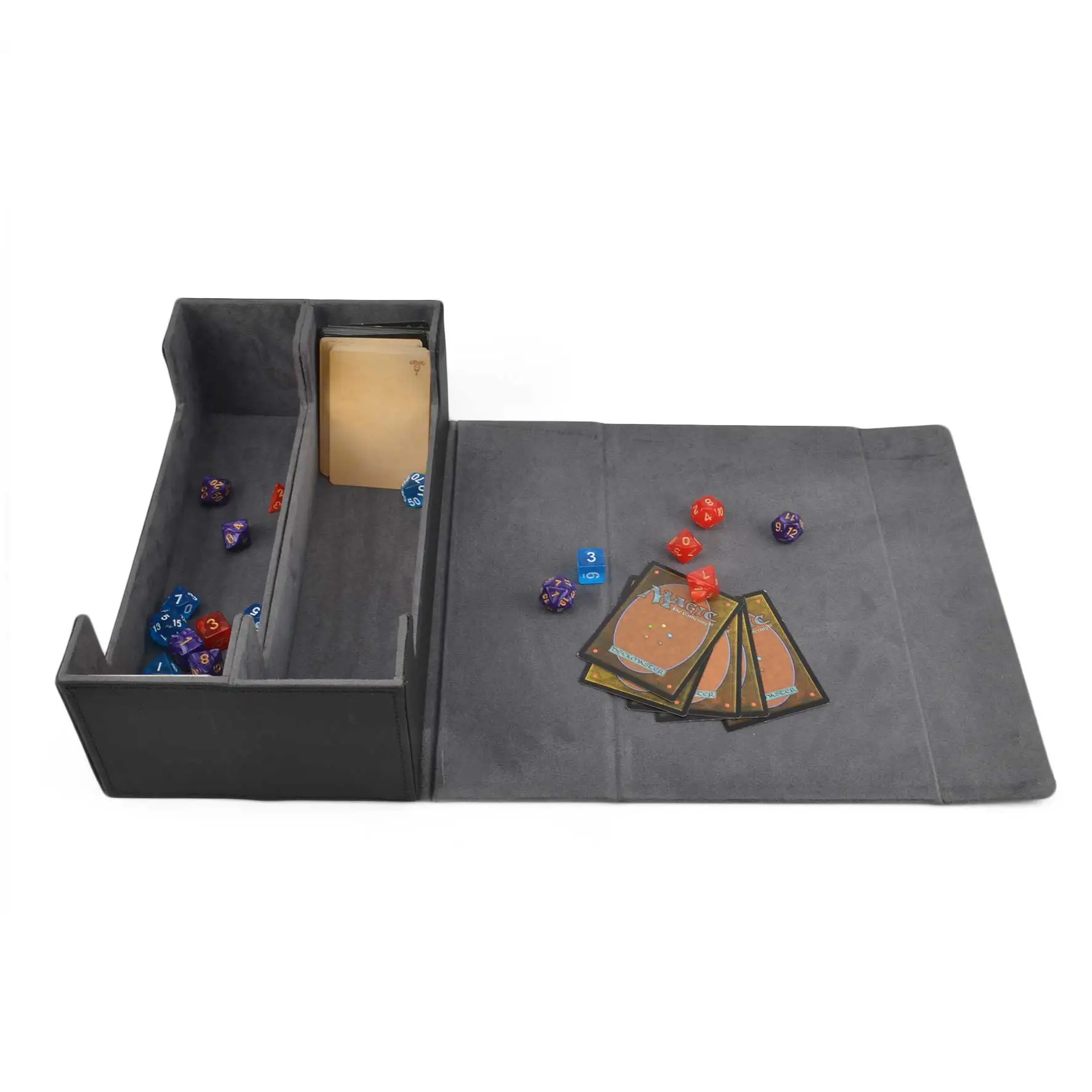 2 Row Leather Card Deck Boxes For Baseball Cards Sports Cards