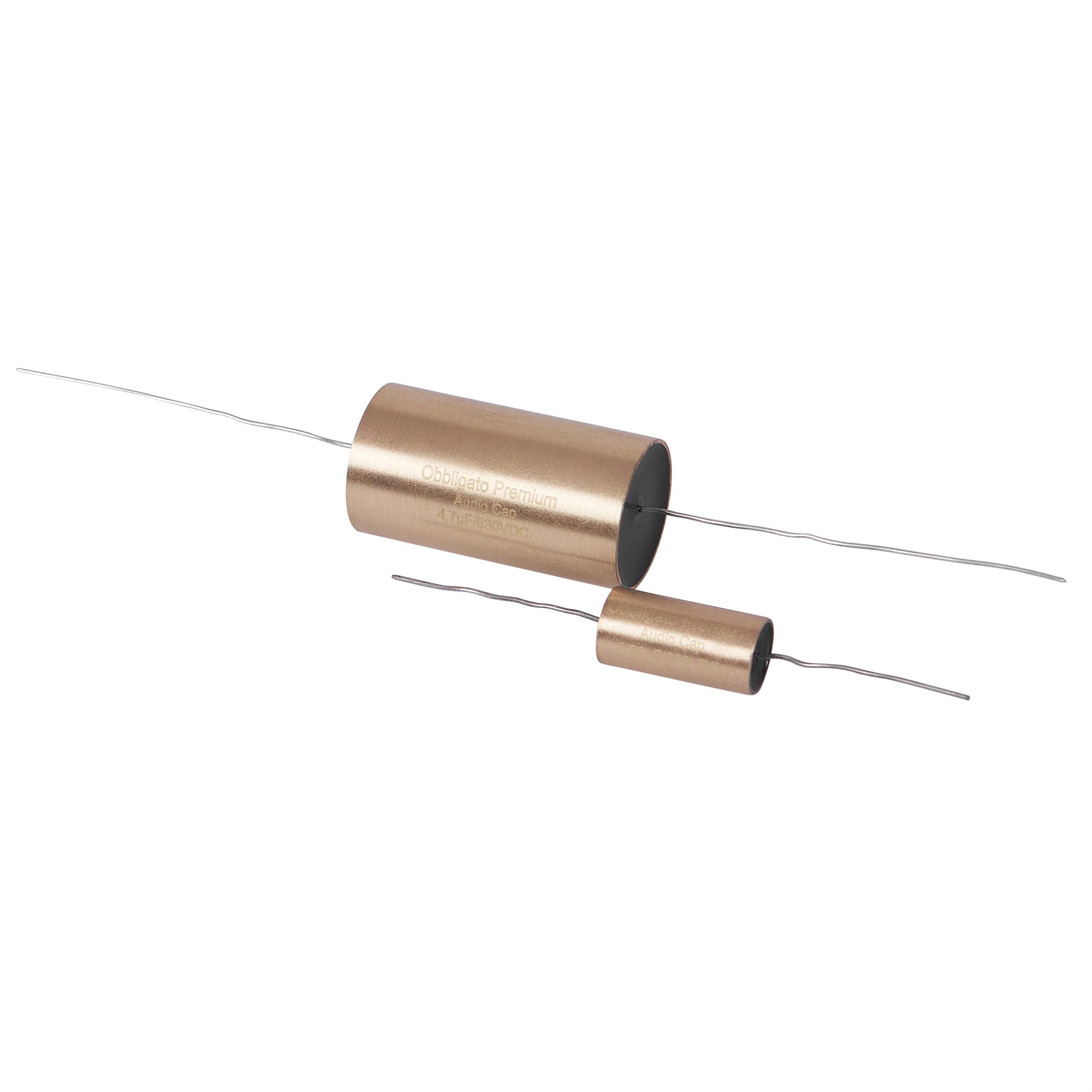 0.047uF--100uF Obbligato premium gold capacitor