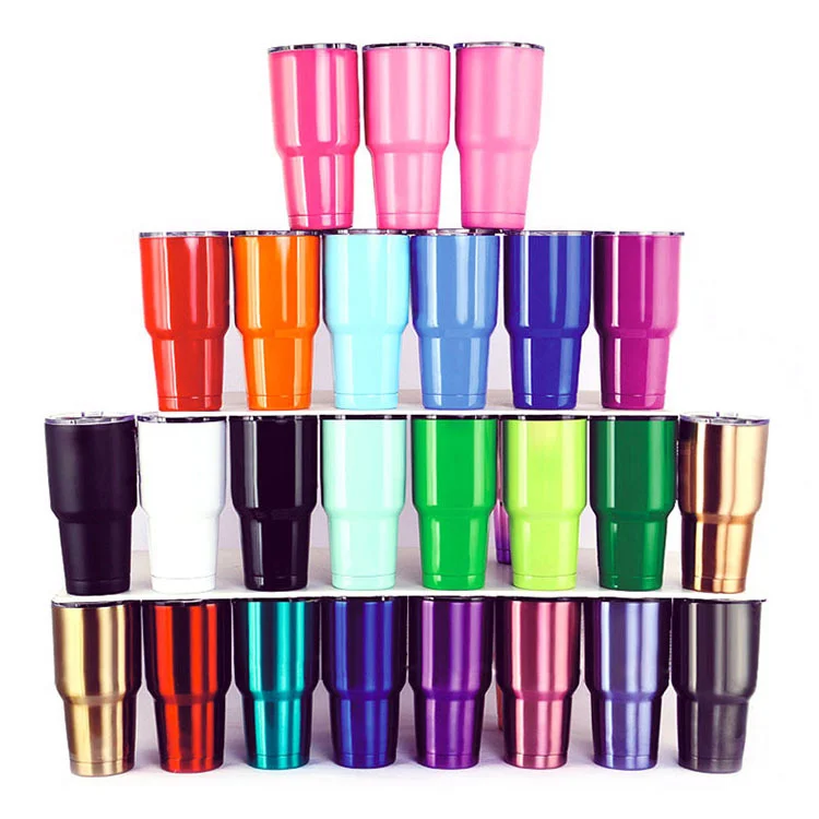 Hot Wholesale Custom Stainless Steel 30oz Travel Vacuum Insulated Tumblers 20oz Tumbler Cup Keeps Drinks Hot or Cold for Hours