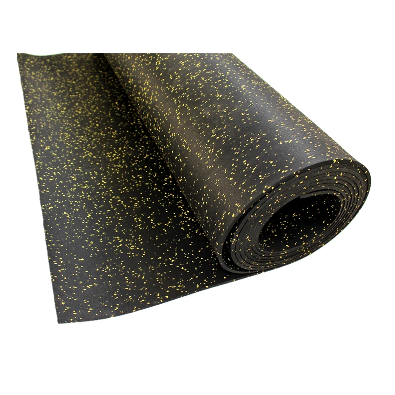 Seamless Cross training gym rubber flooring roll manufacturer