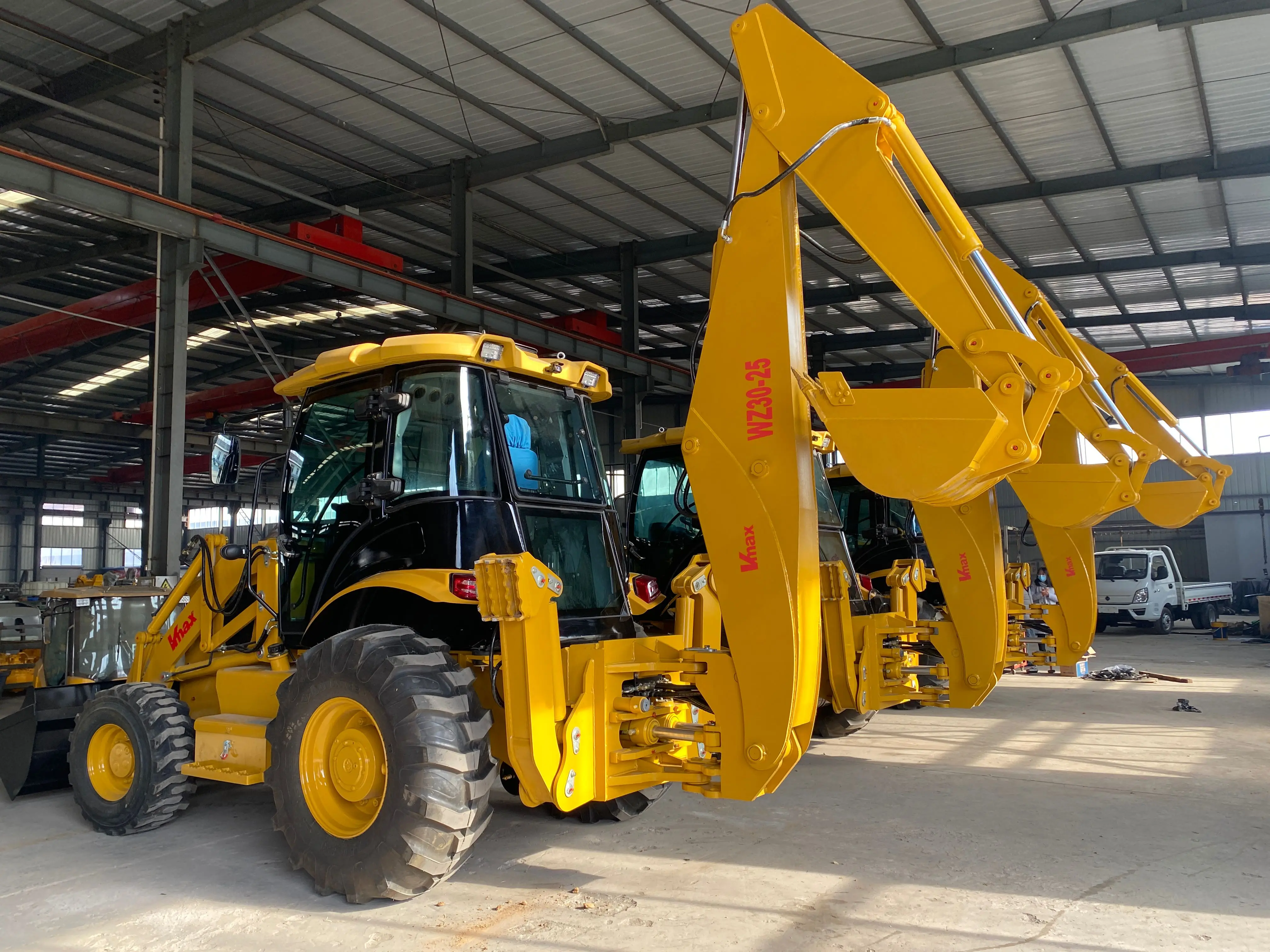 WZ 30-25 Wheel Backhoe Loader 2.5 Ton 4X4 Backhoe Wheel Small Excavator Backhoe Loader