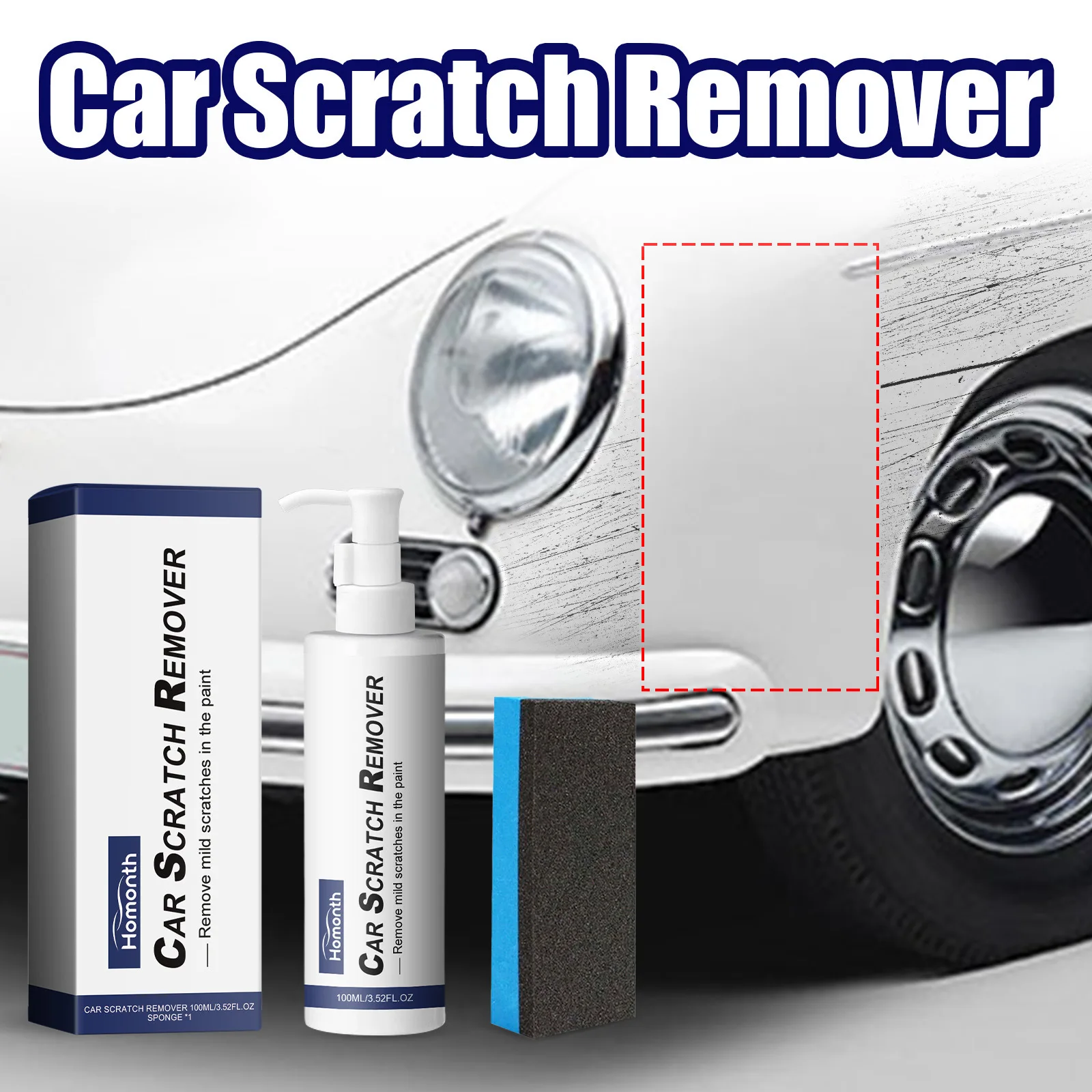 Homonth Quality Car Scratch Repair Series Effective Gel Surface Polishing Paste for Deep Paint Scratches