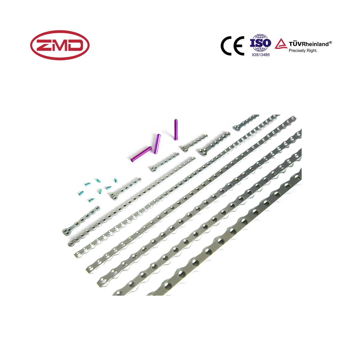 ZMD Pet Bone Implant for Orthopedics 1.0 ALPS Reconstruction Locking Trauma Veterinary Plate