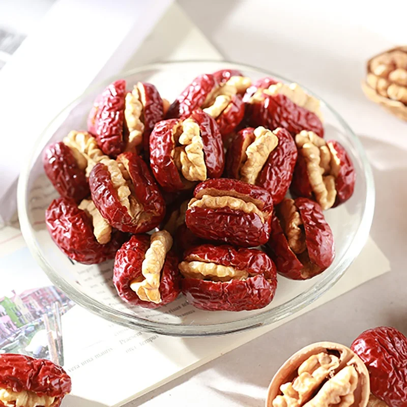 
Wholesale Jujube Walnutred Datesdried Fruit Walnut Jujube Sandwich 