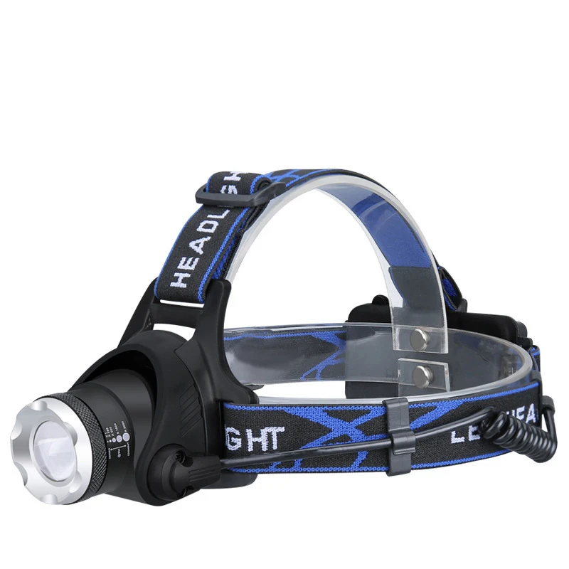 Professional Wholesale ultra powerful head t6 pure red light led head lamp rechargeable led headlamp Camping light