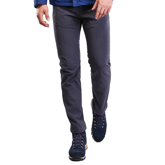 Customized Men Waterproof Hiking Pants Outdoor Windproof Softshell Pants for Winter Casual Cycling 100% Polyester Standard Solid