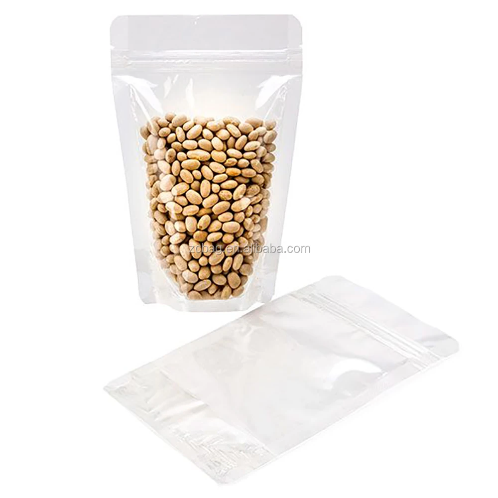 500PCS Plastic Waterproof 100g Resealable Food Pouch Packing Coffee Packaging Bags with Valve Foods Doypack
