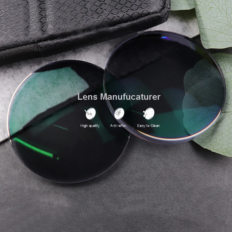Prescription Lenses 1.56 Blue Cut Photo Grey Eyeglass Photochromic Optical Lenses Single Vision Resin Clear Optical Lens
