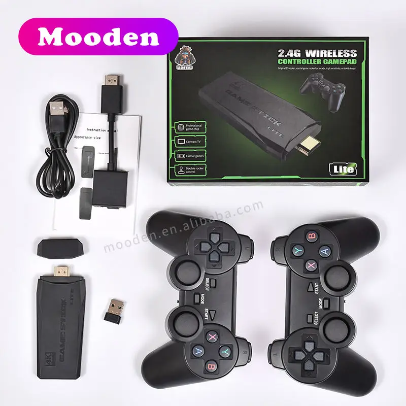 Мини-приставка J Hot M8, 10000 3D игр, 32/64 ГБ, HD Ретро видео игровые консоли, консоли для игр NES/GBA