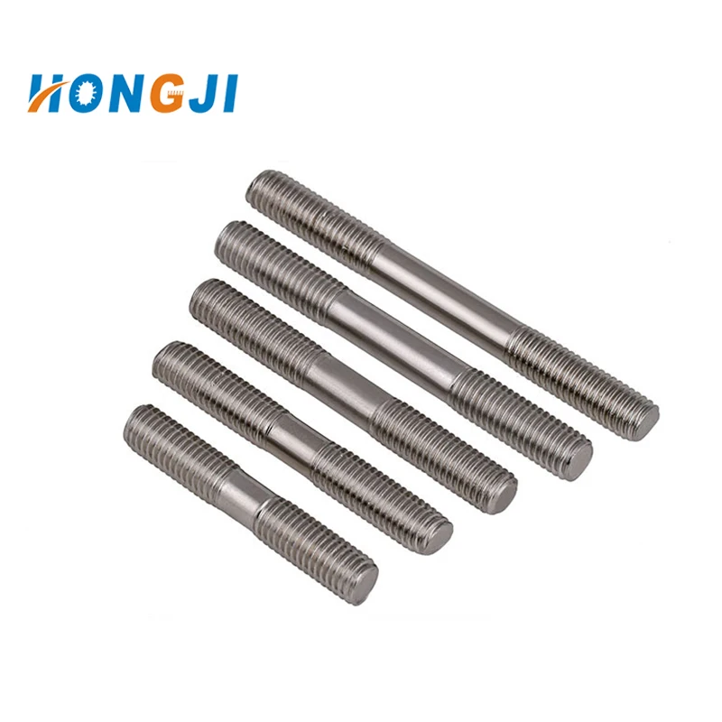 Inch size stud bolt in stock  ASME B 18.31.2 SS304 double thread machine screw