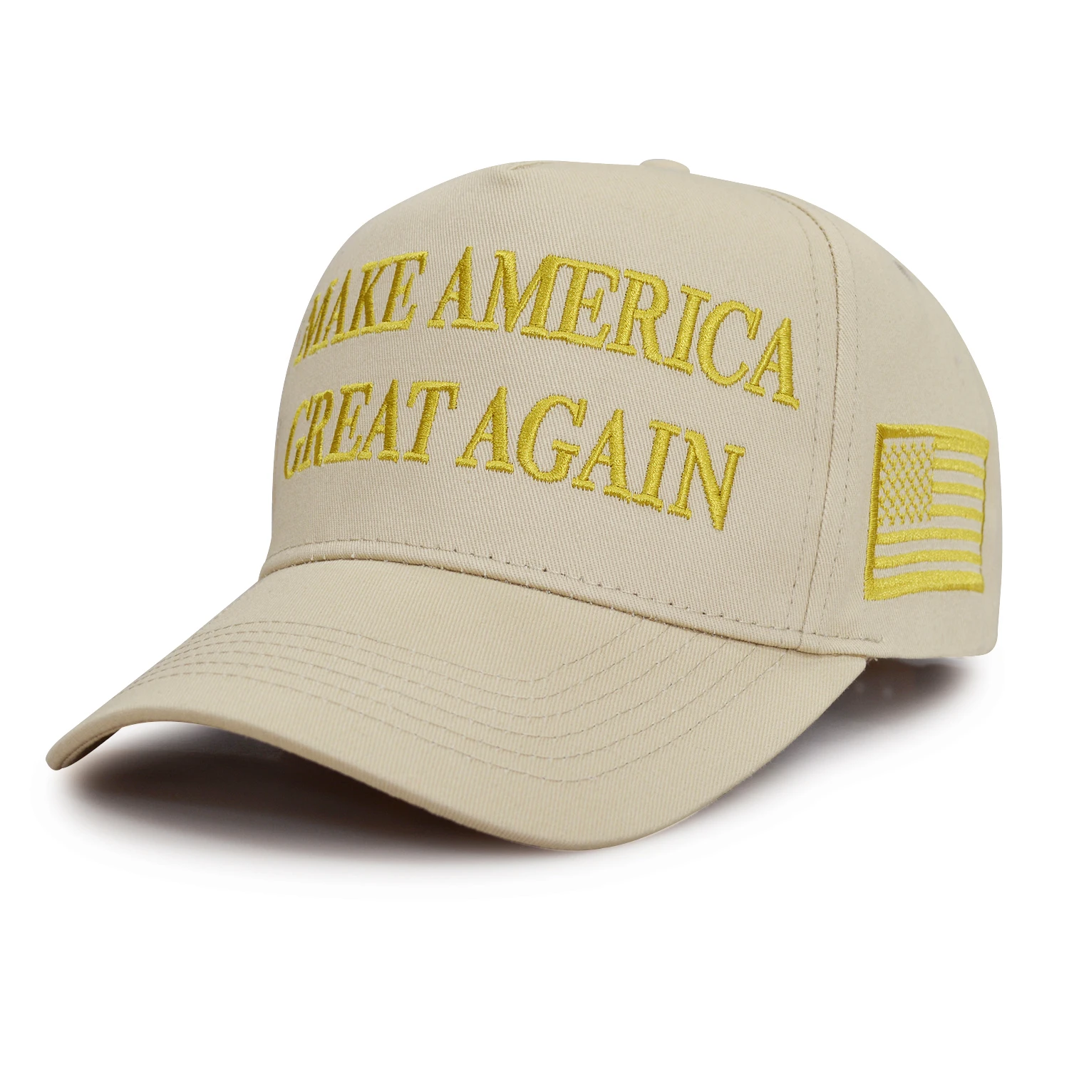 Trum 2024 Election Baseball Caps MAGA Make America Great Again Sports Cotton Caps Elon Musk Cap USA Flag Gold Embroidery Logo