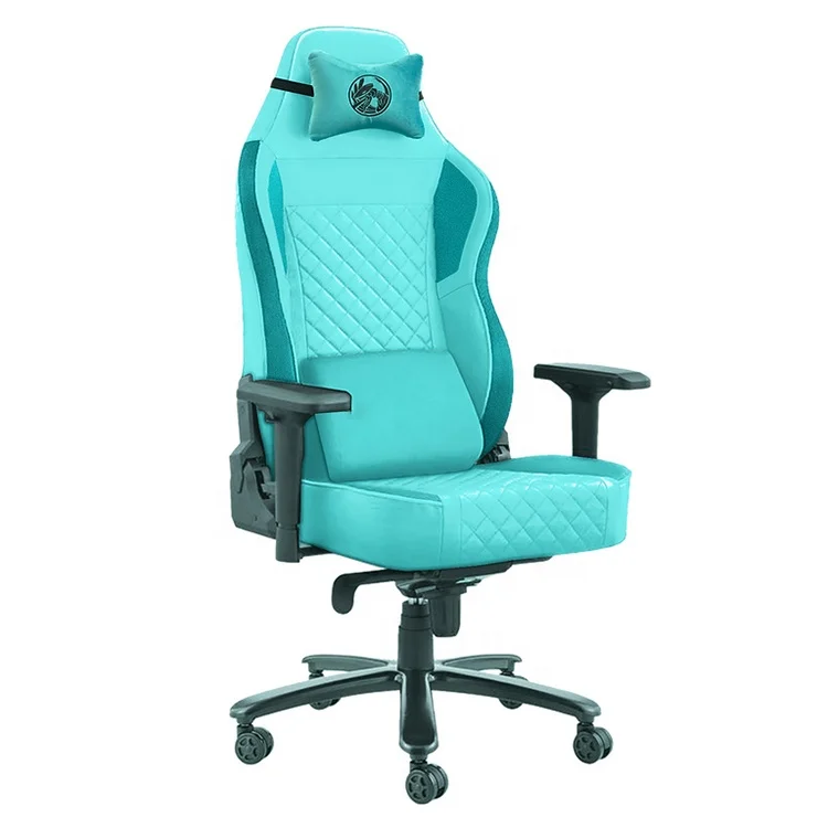 Best Gaming Chairs Boujee Blue Cadeiras Gamer Custom Logo Seat-Height Adjustable Gas Lift Recliner Anji Ergonomic Gaming Chair