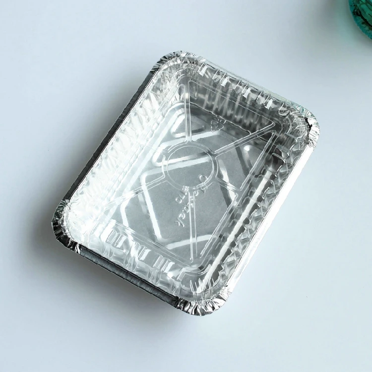 1000 Pcs Aluminium Container Food Tray Supplier with Lid Factory Direct  Takeaway Aluminum Dishes Aluminum Foil Food Lunch Box