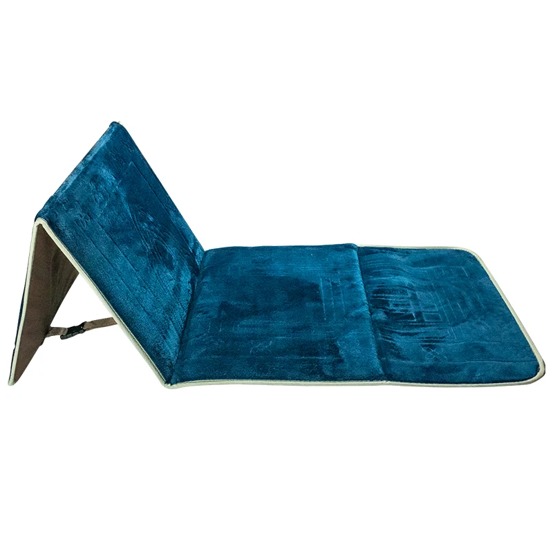 Портативный складной дорожный мусульманский молитвенный коврик из губки со спинкой, бархатный исламский молитвенный коврик