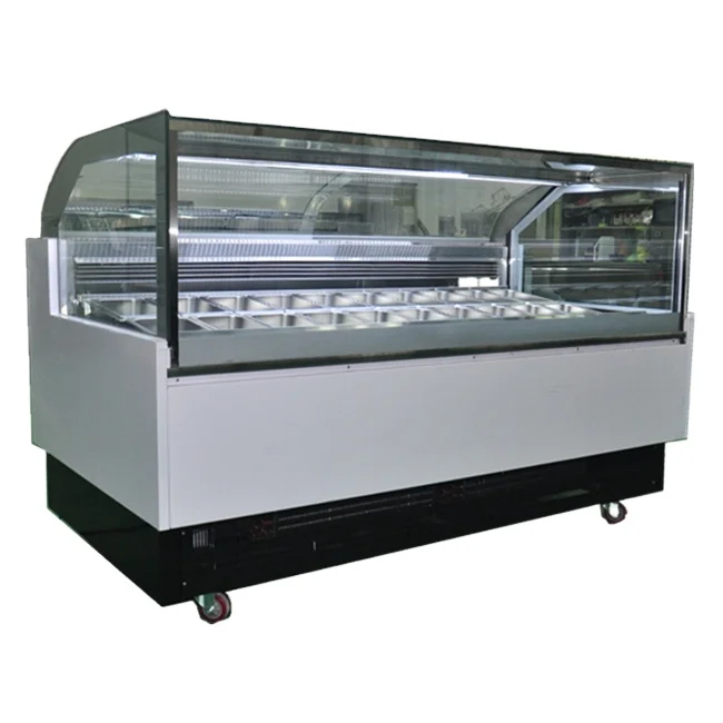 Factory Price Yogurt Ice Cream Display Case