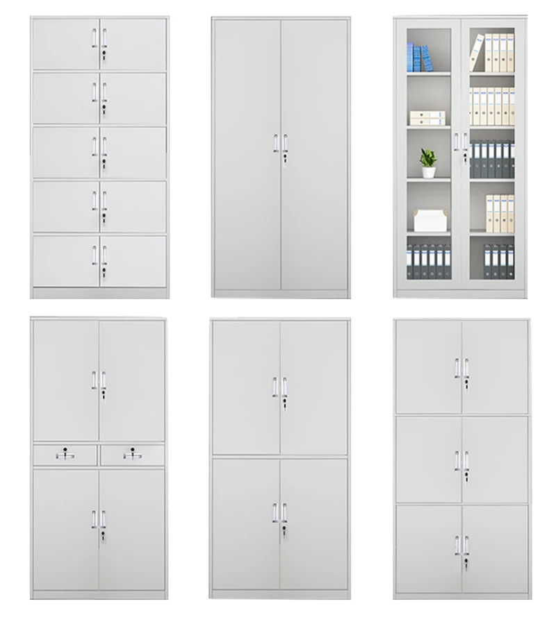 Wholesale Hot Style office storage archive cabinet 2 door steel cabinetlocker cabinet steel armoire metallique steel locker
