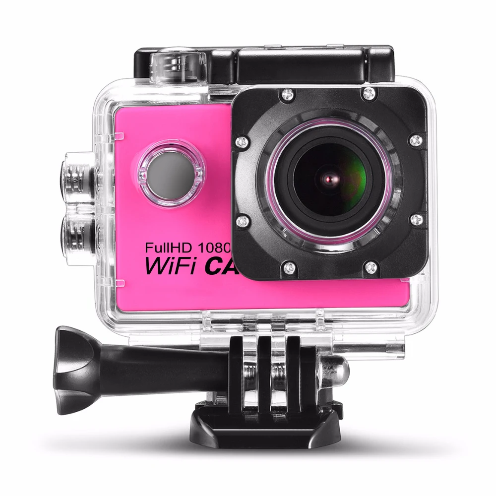 
Dual camera 30M waterproof wifi mini H8R 4K action camera with remote 