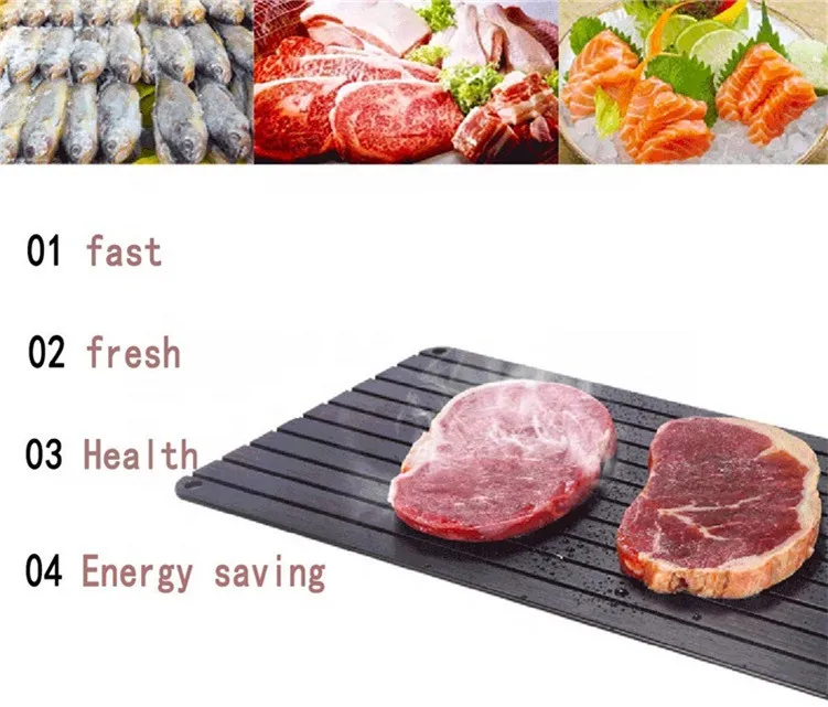 Fast Meat Defrosting Tray Plate, Thawing Board Plate Defrost Tray, Rapid Thaw Plate cutting tray