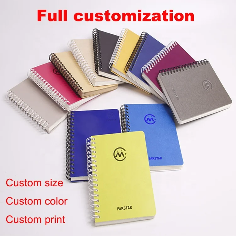 Promotional staple binding soft cover saddle stitched blank composition custom school exercise book notebook