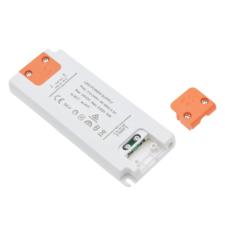 Новый одобренный CE 12 В постоянного тока Драйвер напряжения 1050 мА трансформатор с одним выходным типом светодиодной ленты 24 переменного Выходная мощность 60 Вт