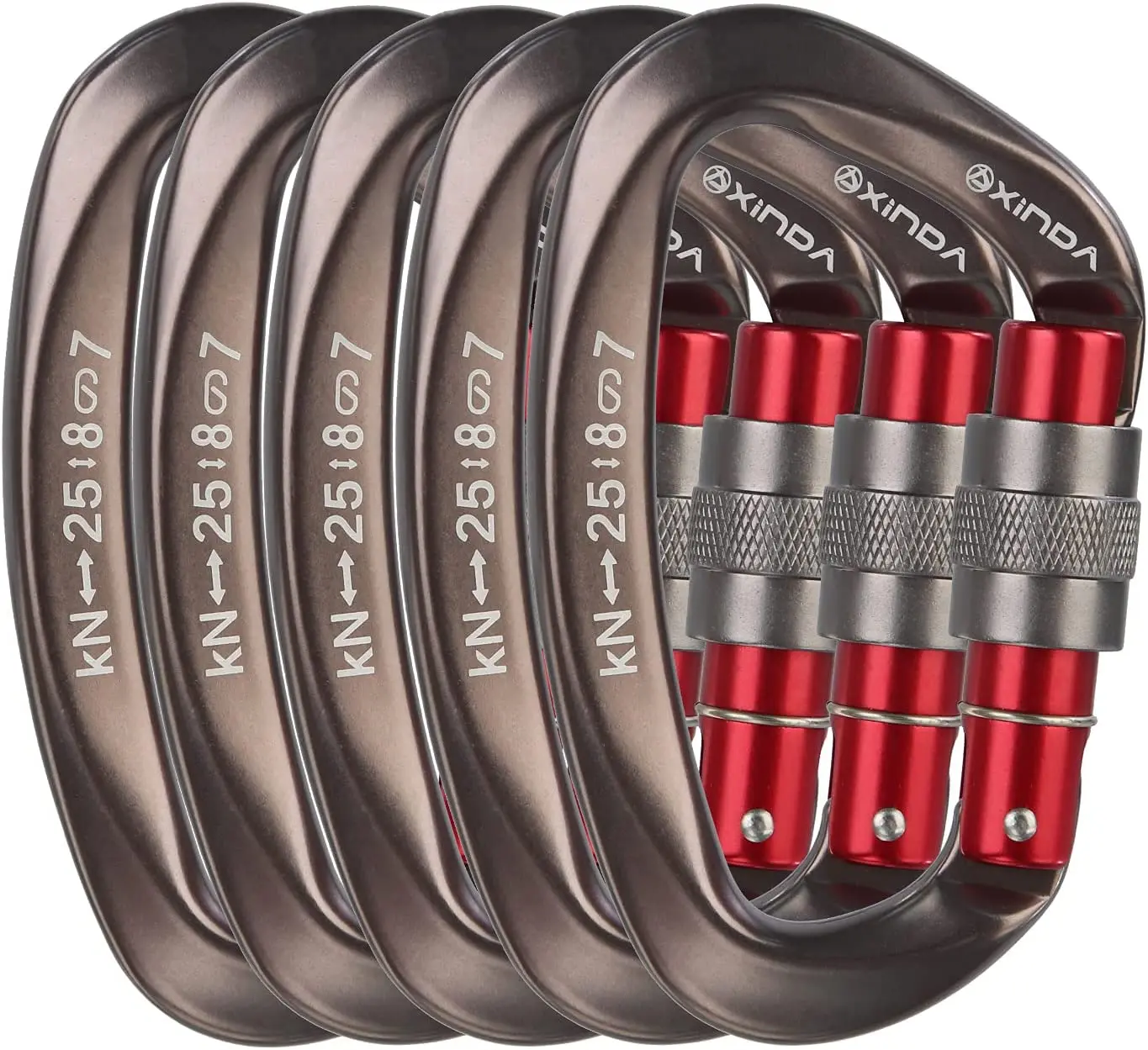 Hot Selling Carabiner Clips  Heavy Duty Lightweight Caribeaners for Camping, Hiking, Outdoor