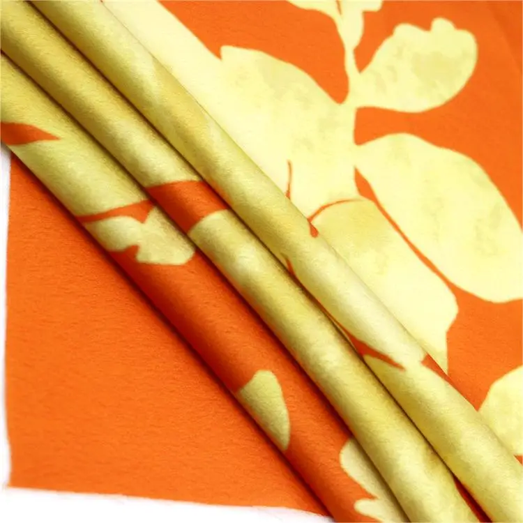 Factory Cheap Price 100 Polyester Soft Chiffon Satin Printed Fabric for Lady Dress