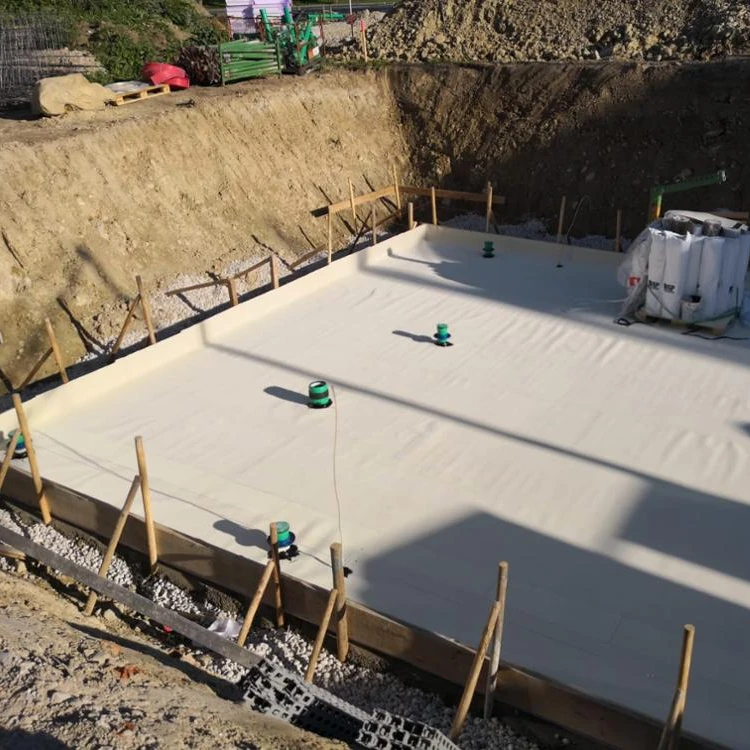 1.2mm HDPE Self-adhesive Membrane for basement foundation wall and blind wall damp waterproofing