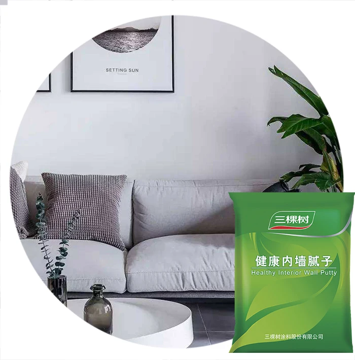 3trees 2022 High Quality Healthy Interior Wall Putty For Interior Walls Of Building