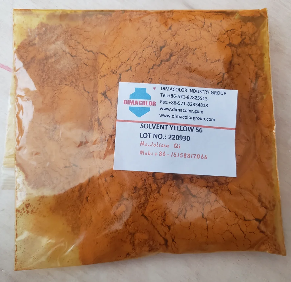 Solvent Yellow 56 For  Oil Wax Candle Plastic Dyes Colorant