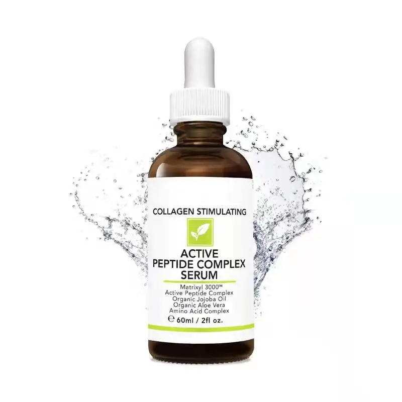 Private Label Custom Hot Seller Moisturizing Anti-aging Anti-wrinkle Active Peptide Complex Face Serum For Women