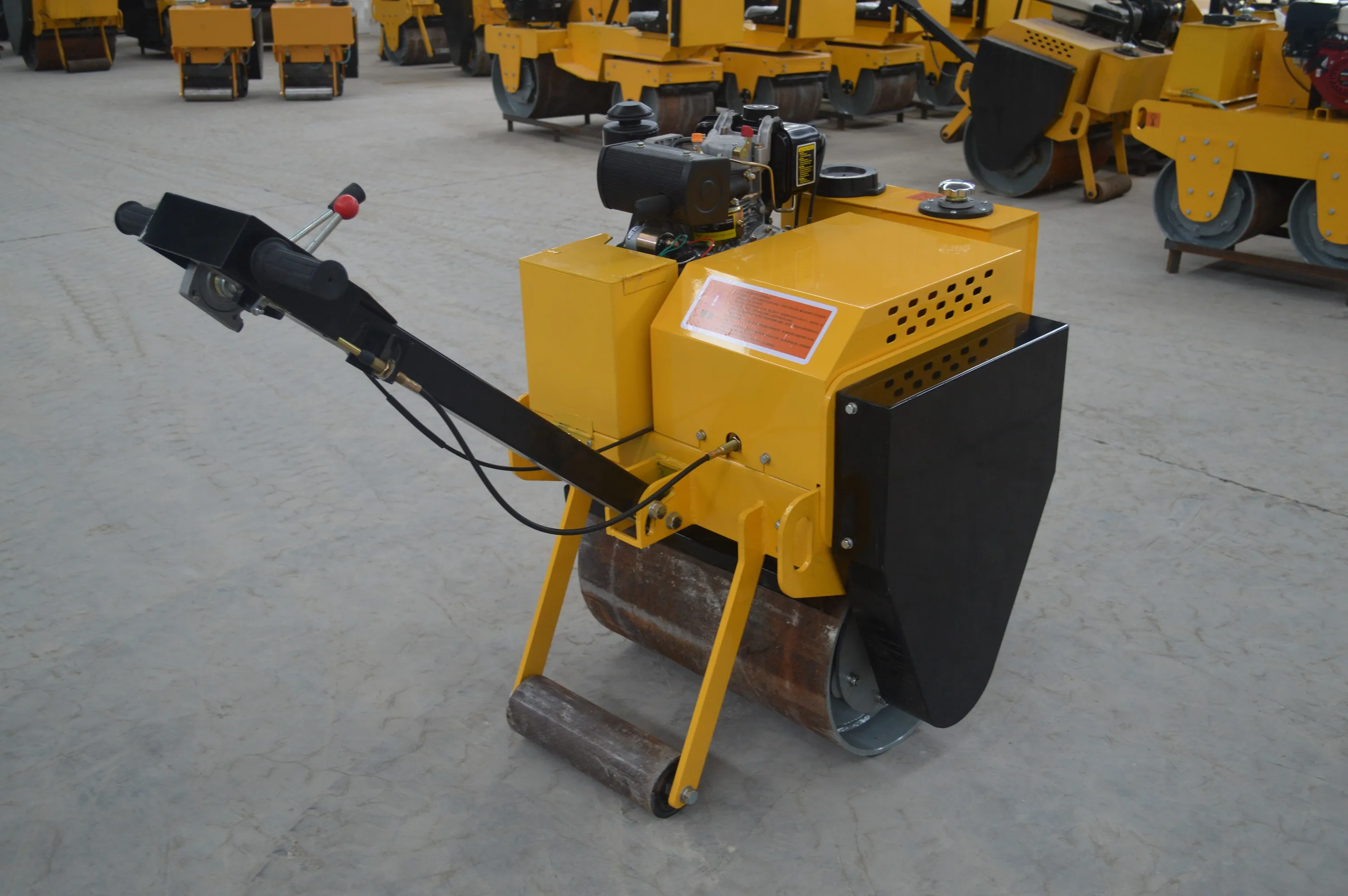 2024 Latest Model Handheld diesel single wheel roller simple operation