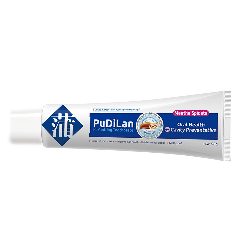 98g Alcohol-Free Micro-Fluoride Toothpaste Strong Root Solid Teeth Mint Toothpaste Inhibit Dental Plaqu