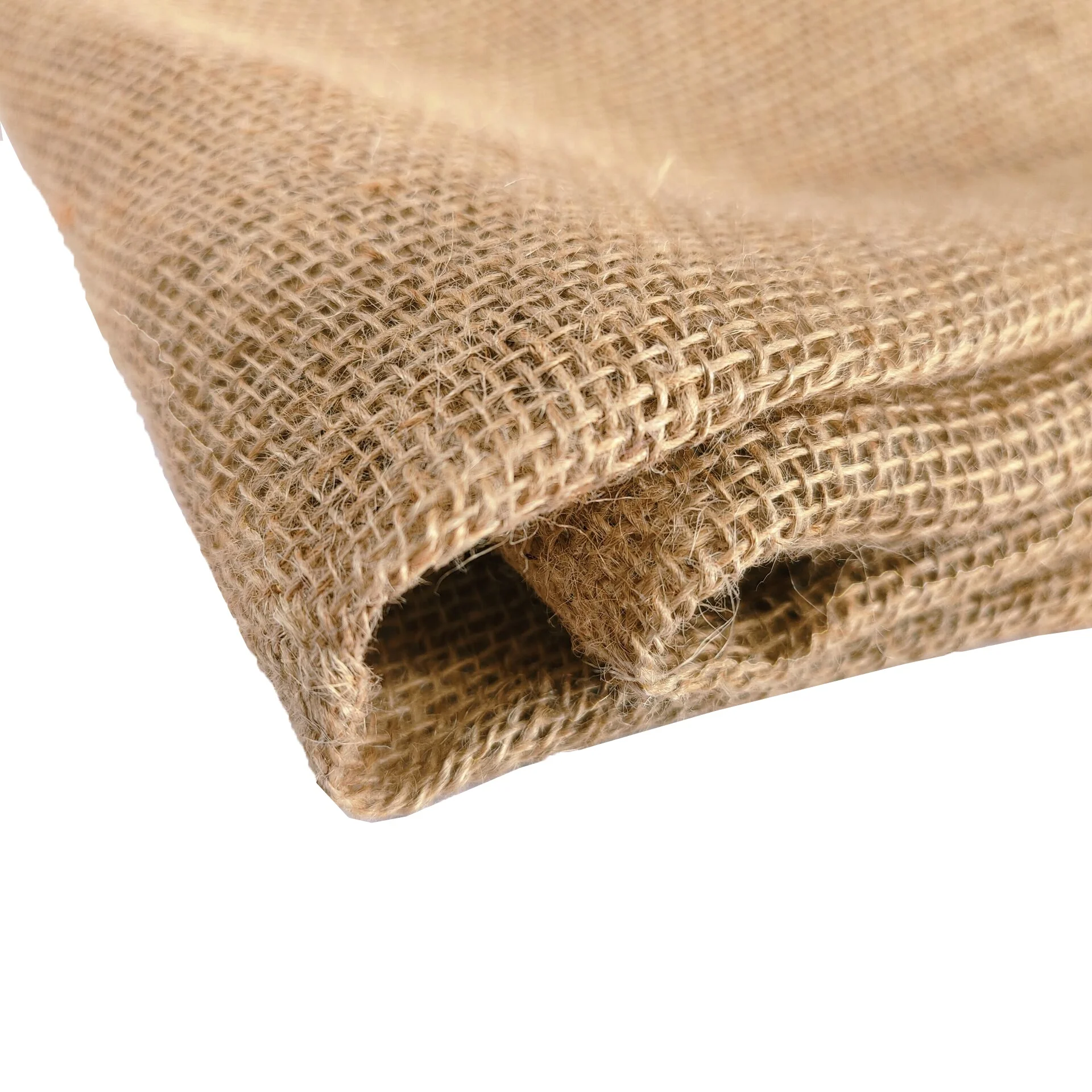 7.5oz Natural Burlap Fabric Garden Fabric Jute Hessian Fabric for Wedding Tree Decorations