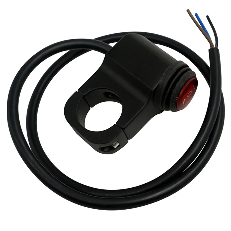 Aluminum Alloy  22Mm Handlebar On Off Switch Waterproof For Motorcycle Flash Beam Switch Motorcycle Lights Switch