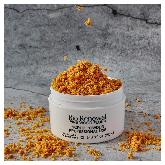 Australia Natural Pine Wood Flour Body Scrub Natural Fabric Powder With Lavender Oil For Hair And Body By Massage Oem/Odm