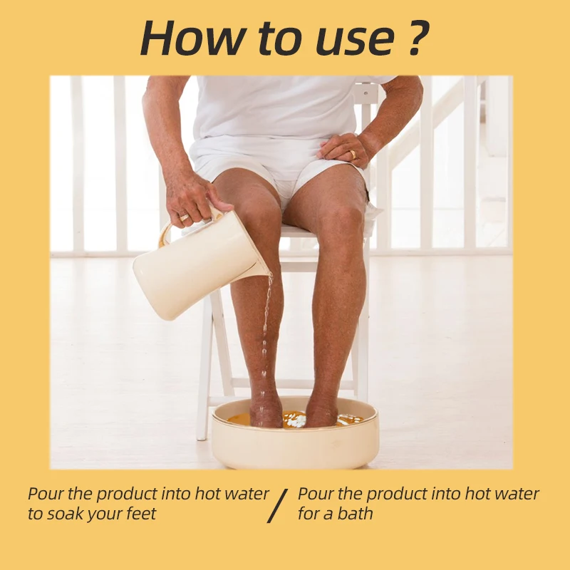 Chinese Medicine Herb Foot Reflexology Foot Bath Bag For Relieve Numbness Of Legs And Feet Of Middle Aged And Older People