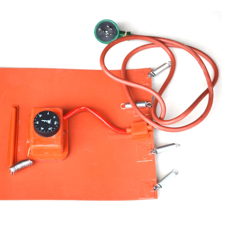 Customized 220V 380V Silicone Rubber Heater Oil Drum Heater Flexible Heaters