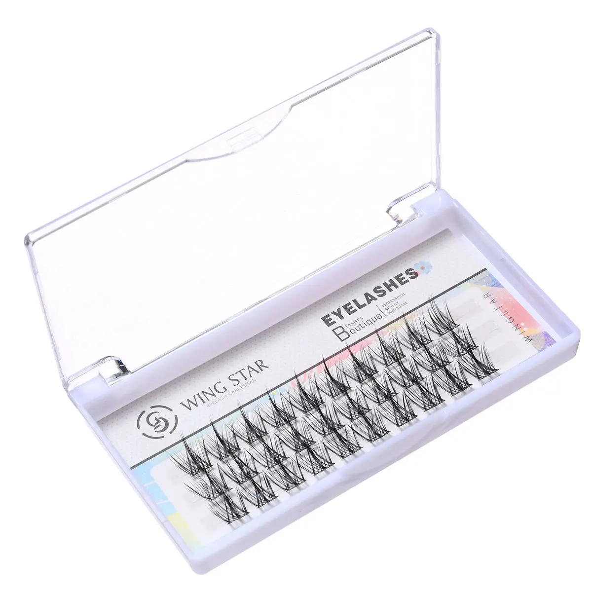 Latest Cluster Eyelashes Three-Step Easy-to-Apply Lashes Fan Lash Clusters Single Cluster Eyelashes From Eyelash Factory